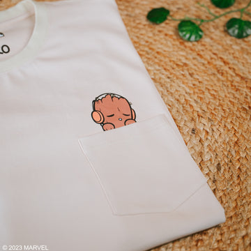 Marvel Groot x Ebiko Pastel Pocket Tee